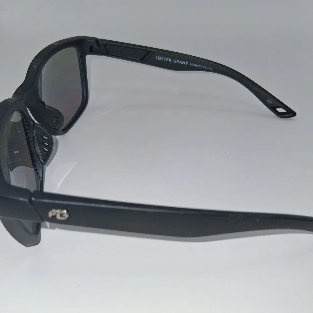FOSTER GRANT FGMSPT 2012 BLK RBW Matte Black Rainbow Mirror Lens sunglasses